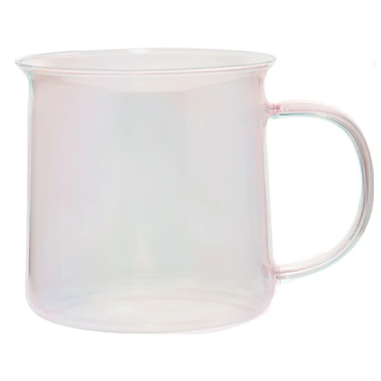 Mainstays Clear Camp Glass Mug, 18 fl oz, Heat-Resistant Borosilicate Glass | Walmart (US)