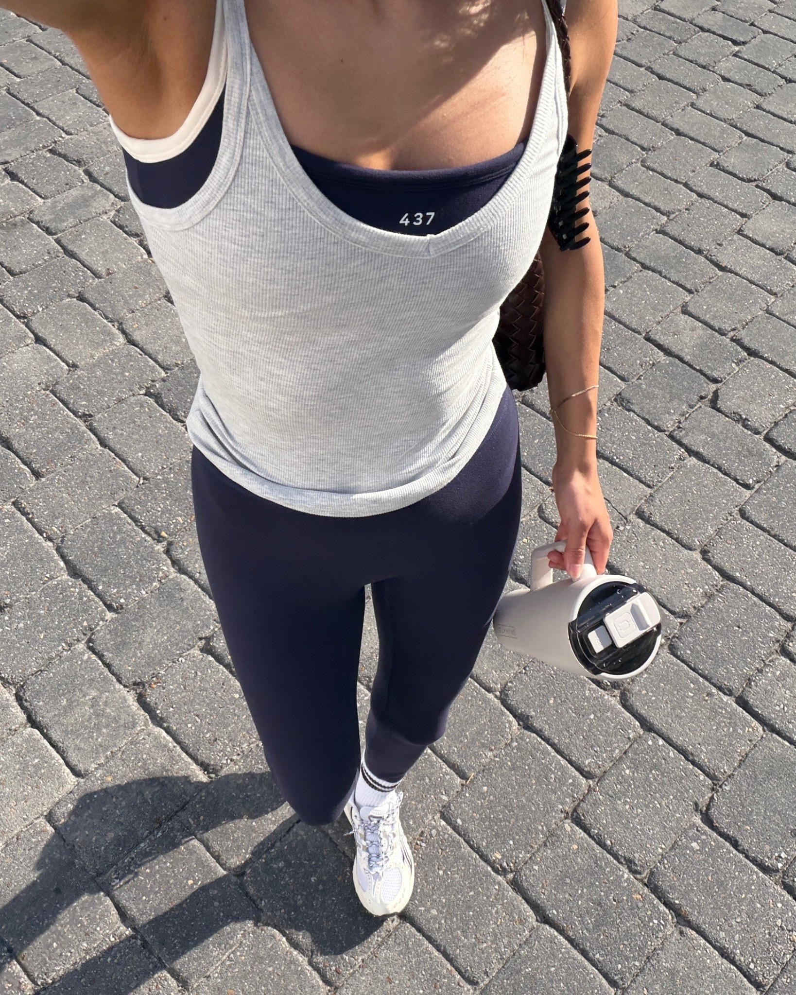 pilates outfit by 437!! love! wearing a small in both

#LTKootd #LTKfitnessgoals #LTKActive