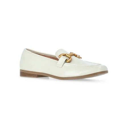 Time and Tru Women s Faux Leather Buckle Loafers | Walmart (US)