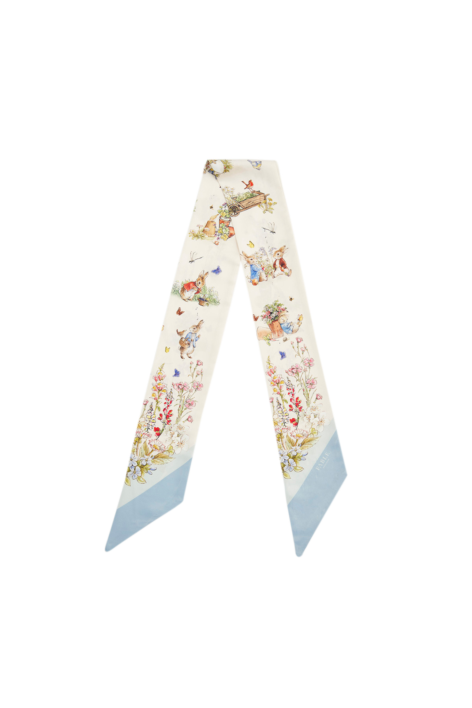 Fable England x Peter Rabbit Cream Skinny Scarf (Women) | Nordstrom | Nordstrom