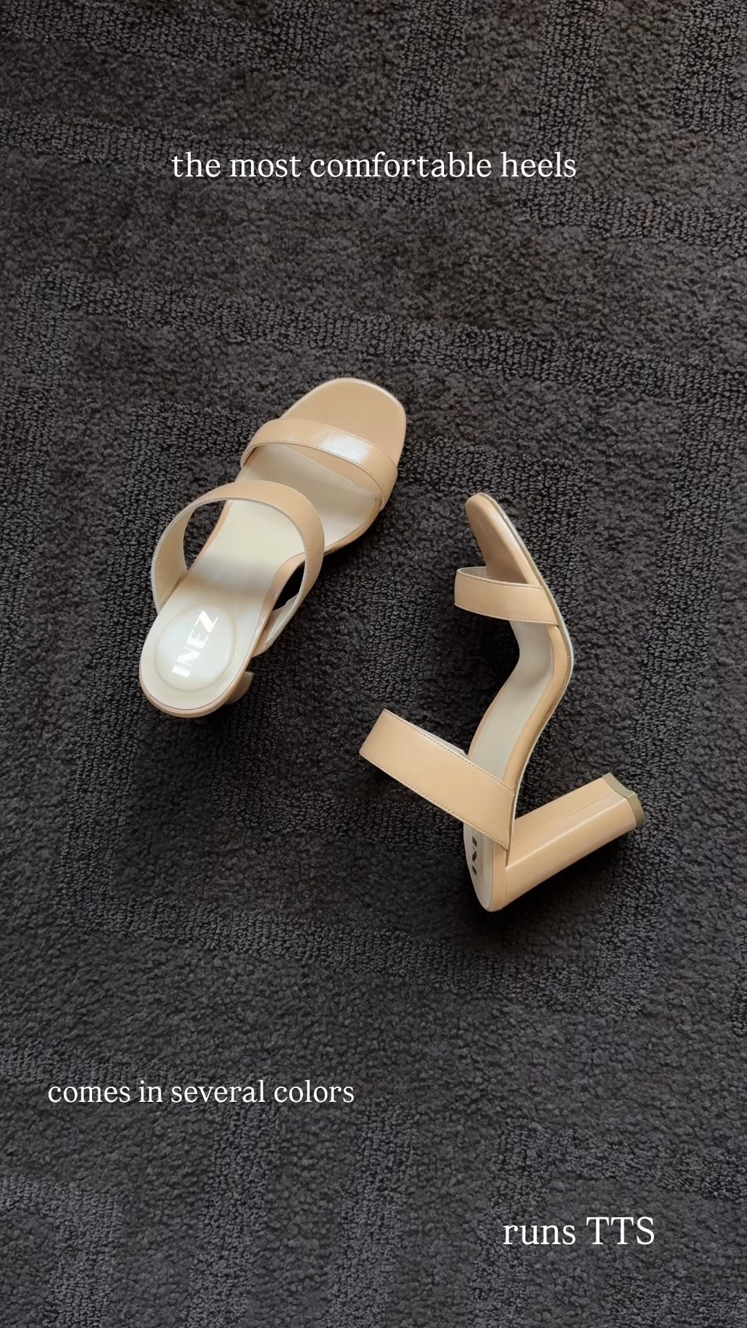 The most comfortable heels. Comes in several colors and runs TTS. Grab it on sale!

Block heels, tan heels, heels, holiday outfit, sale, The Stylizt 



#LTKWedding #LTKCyberWeek #LTKHoliday