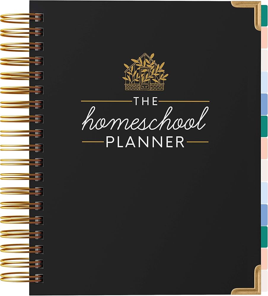 The Homeschool Planner: Beautiful and Undated with Monthly Tabs | To Do List, Goals, Meal Plannin... | Amazon (US)