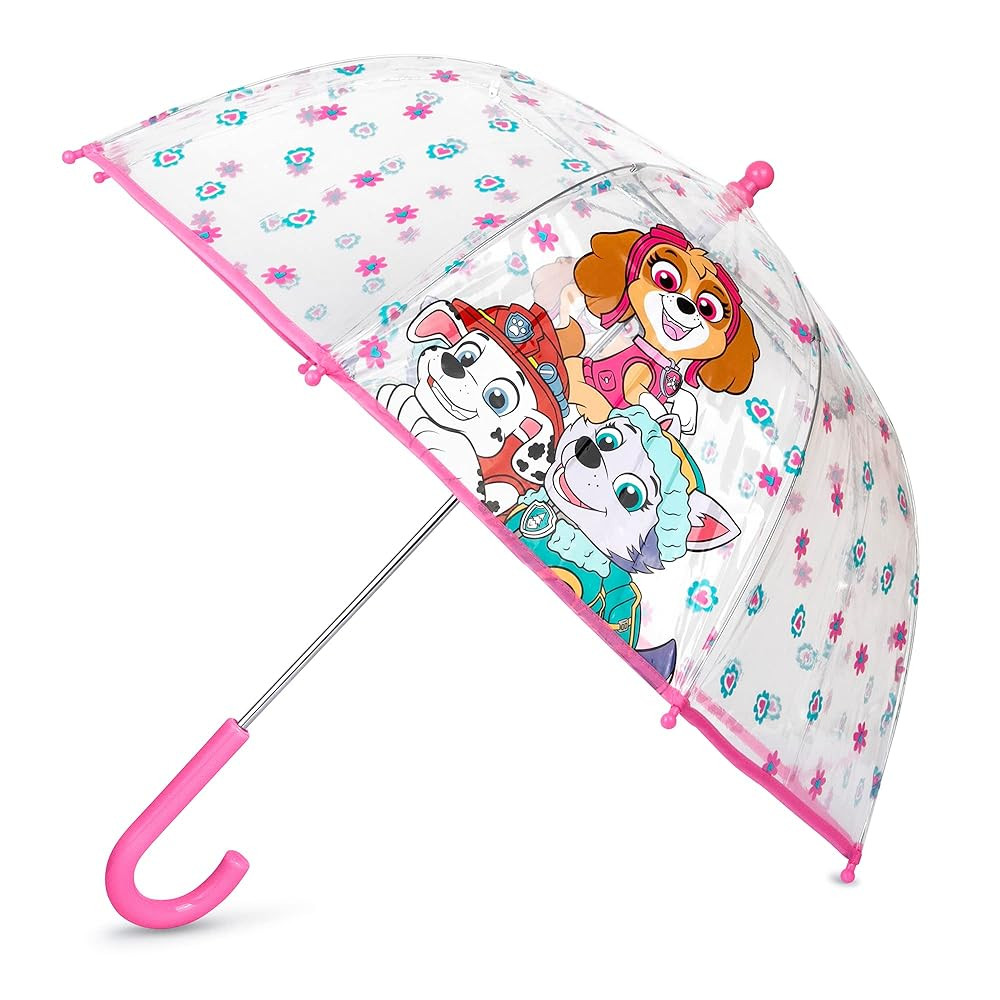 Minnie Mouse, Frozen, Encanto and Paw Patrol Kids Clear Umbrella for Girls Rain Wear Ages 3-10 | Amazon (US)