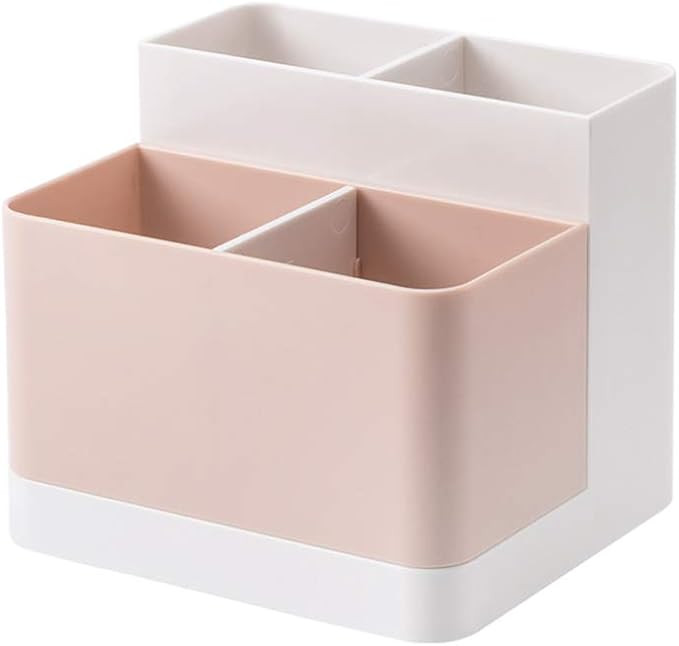 Poeland Desktop Storage Organizer Pencil Card Holder Box Container for Desk, Office Supplies, Van... | Amazon (US)