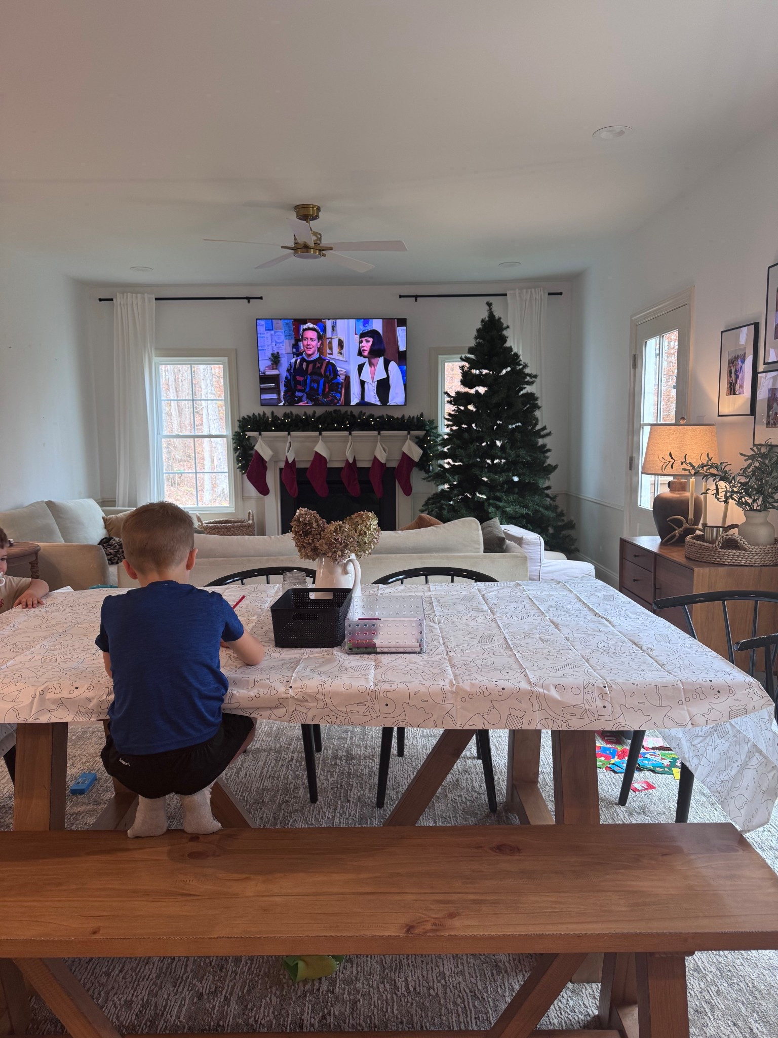 Cutest little color your own Christmas tablecloth for a Christmas activity🎄

#LTKHome #LTKHoliday #LTKKids