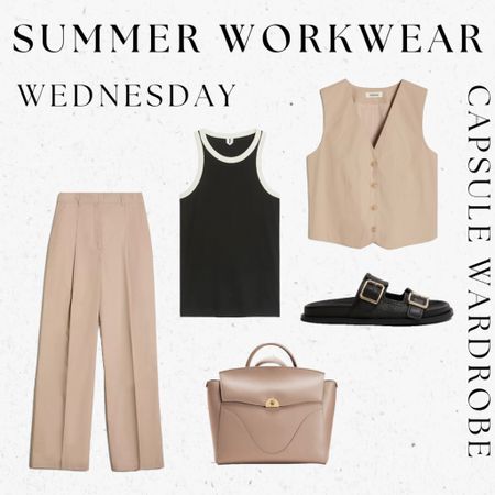 Smart casual summer workwear outfit from my work capsule wardrobe #minimal #chic #workwear 

#LTKstyletip #LTKworkwear #LTKSeasonal