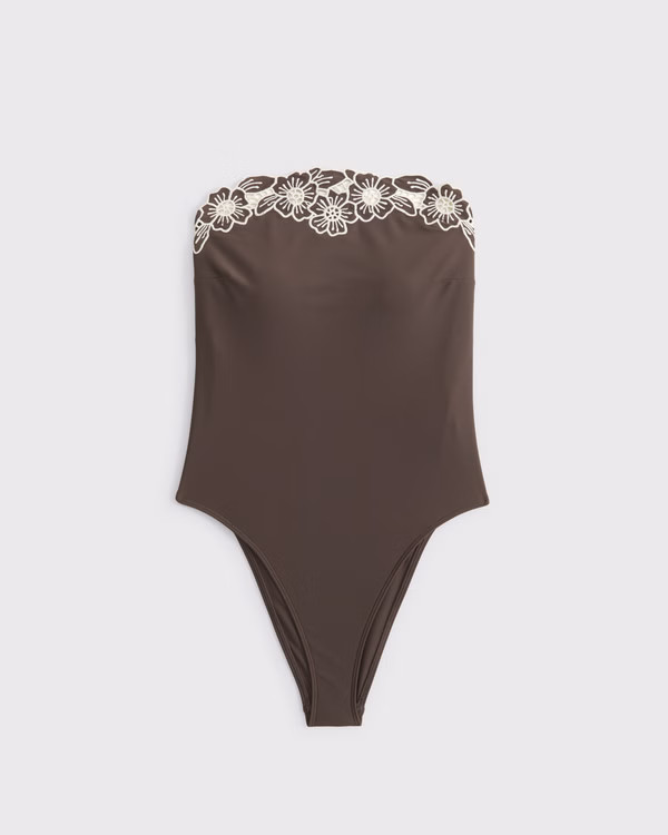 Women's A&F Marina One-Piece Swimsuit | Women's Swimwear | Abercrombie.com | Abercrombie & Fitch (US)