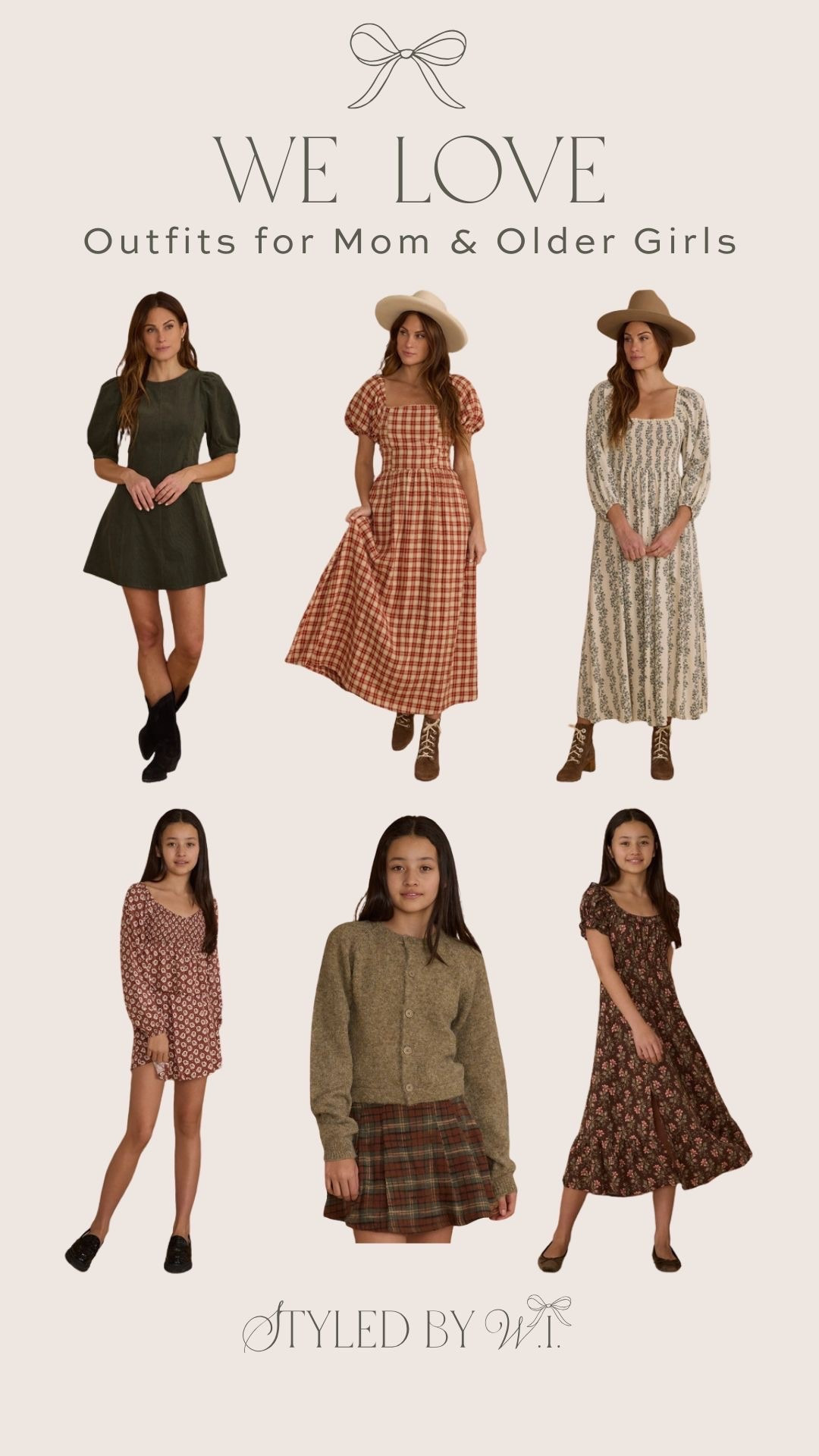 Outfits we love for mom and older girls. Seriously, so many cute options! 

#LTKFamily #LTKStyleTip #LTKSeasonal