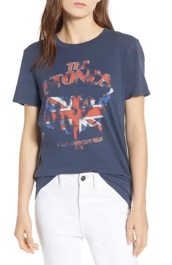 Women's Treasure & Bond The Stones Graphic Tee, Size XX-Large - Blue | Nordstrom