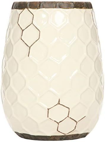 Hosley® Elevate Your Decor with a 7.5 Inch High Ceramic Honeycomb Vase Timeless Elegance for Sty... | Amazon (US)