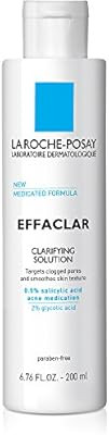 La Roche-Posay Effaclar Clarifying Solution Acne Toner with Salicylic Acid, 6.76 Fl Oz | Amazon (US)