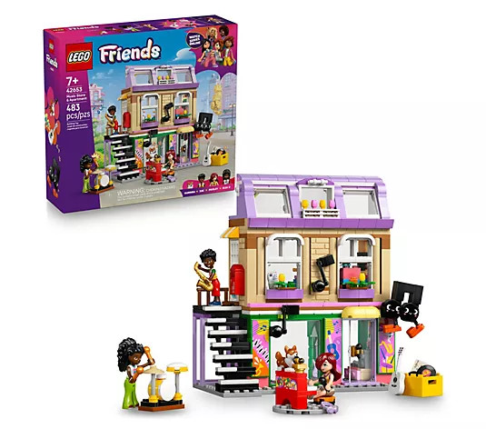 Make Your Selection: LEGO Friends Music Store & Apartment Building Set Pretend-Play | QVC