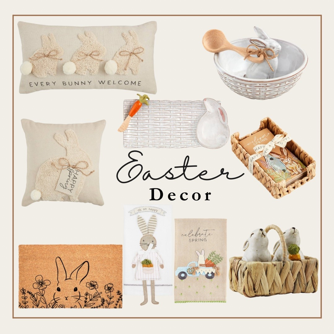 Mud Pie Easter Decor- Neutrals

#LTKHome #LTKSeasonal #LTKFestival
