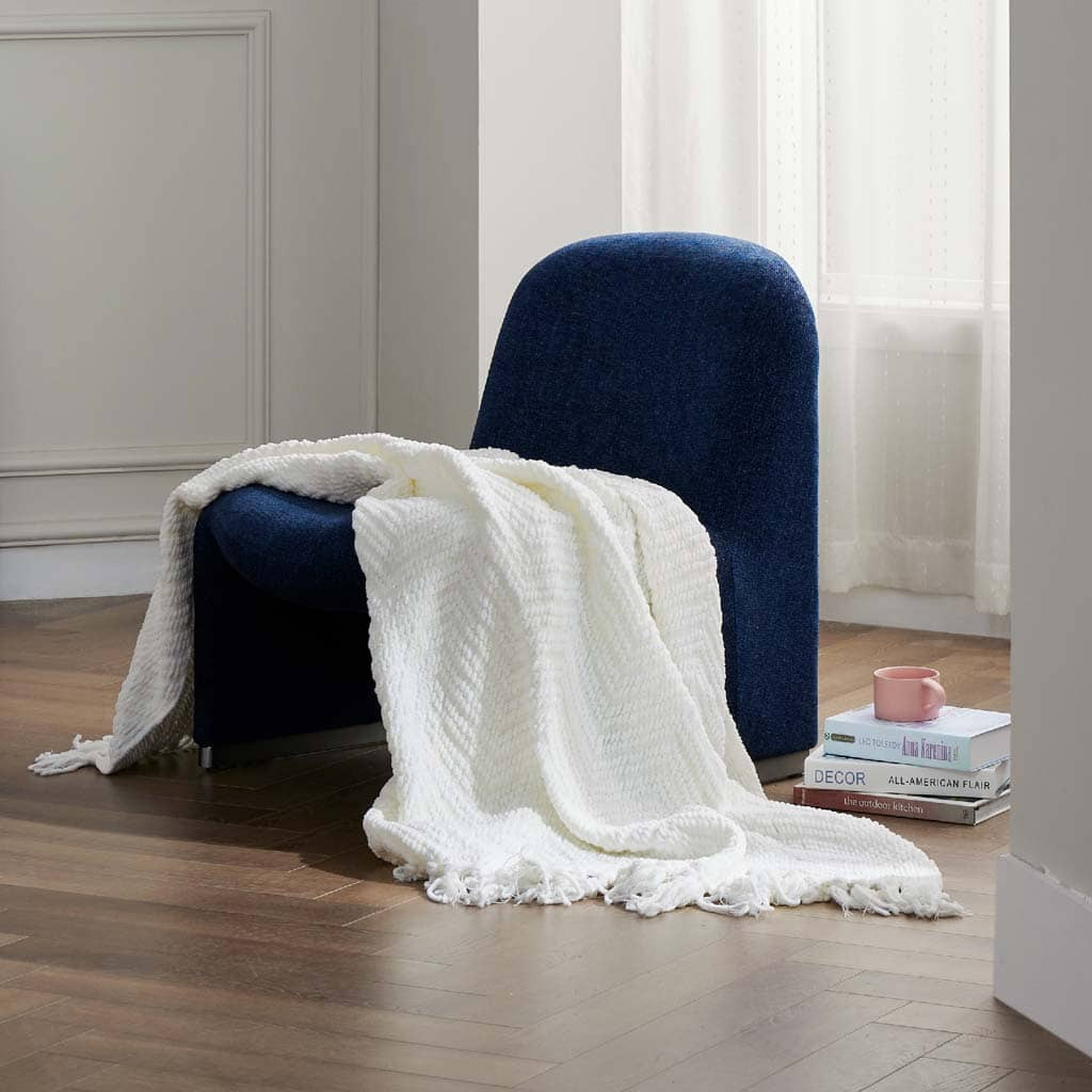 Versatile Knit Woven Chenille Blanket | Bedsure