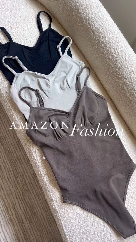 Don’t sleep on these ribbed bodysuits. Can dress up or down. Gorgeous colors. Fabric feels good. Amazing Amazon find. 

Amazon fashion. Neutral fashion. Neutral find. Amazon find. Body suit. Shapewear. Girls night out fashion  

#LTKunder50 #LTKstyletip #LTKFind