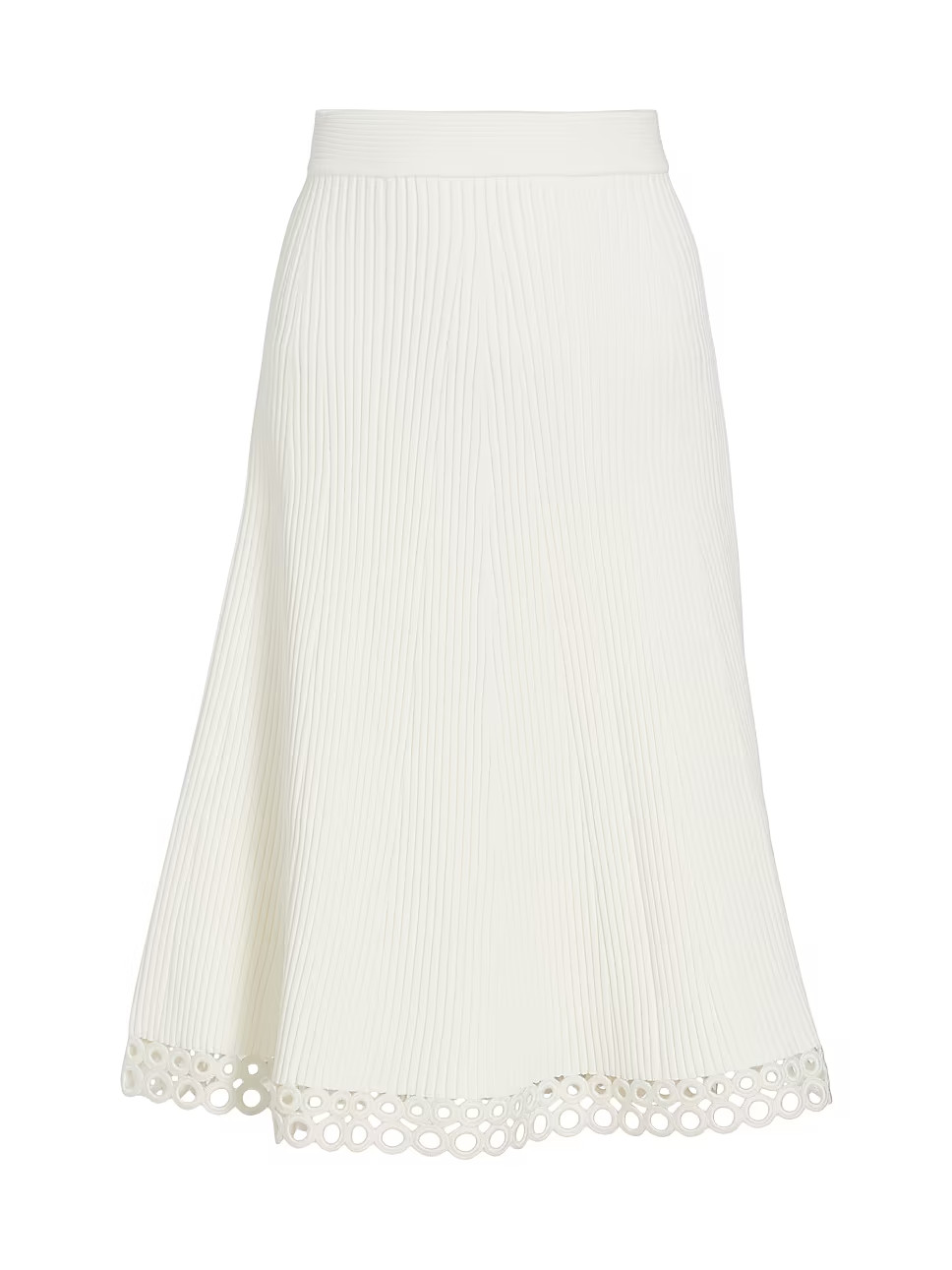 Livina Crochet-Rings Midi-Skirt | Saks Fifth Avenue