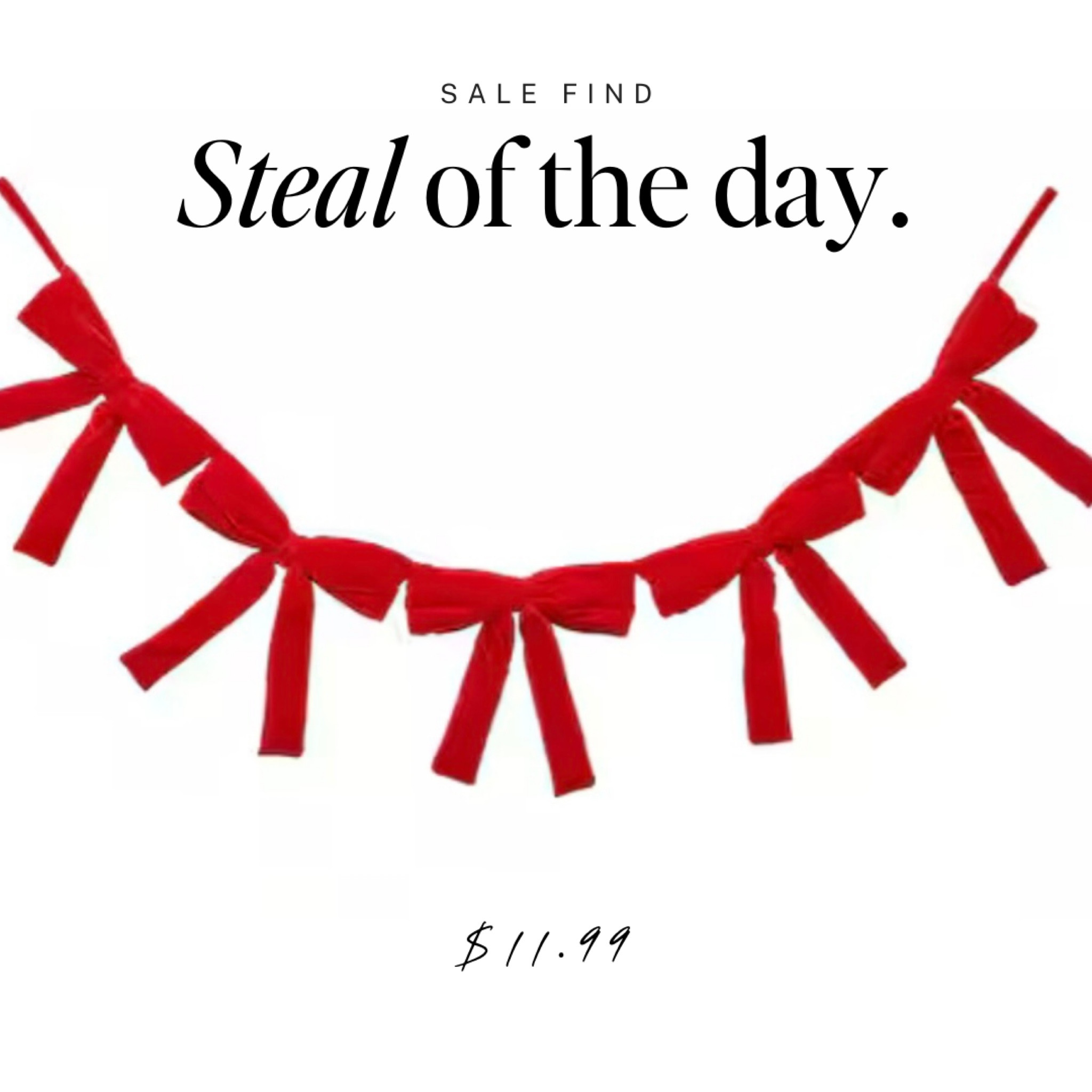 40% off (about to go viral) bow garland at Michael's. 

I just ordered 5. I can't find these in store near me but I found them online. Even after ordering 5, it's still cheaper than the Anthropologie one!

Holiday decor, bow garland, bow, Christmas decor, holiday entertaining, deals and steals, coquette, red, bow party, holiday style, grandmillenial decor, bow trend


#LTKHome #LTKFindsUnder50 #LTKSeasonal