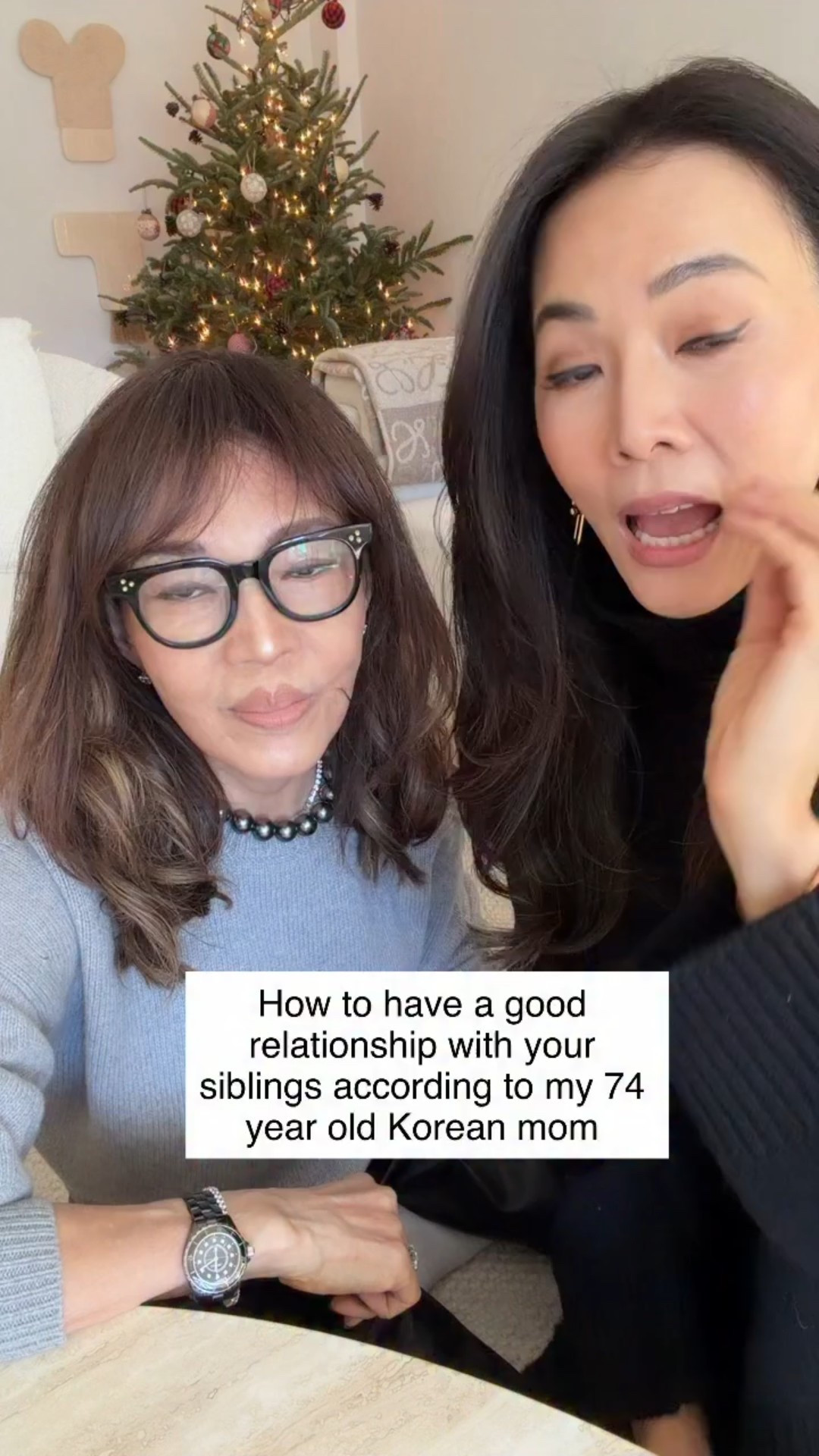 How to have a great relationship with your siblings, according to my 74-year-old Korean mom: lead by example, choose grace, and compromise first. What you model always flows down.

In Korean culture, the oldest carries a quiet but heavy responsibility - to protect the relationship. To step up when things get hard, to soften first, and to not let ego break family bonds. It may not be the American way, but it’s how I was raised and many Koreans kids are taught this way — and the older I get, the more I understand the wisdom in it. #koreanfamilyvalues #siblings #familydynamics