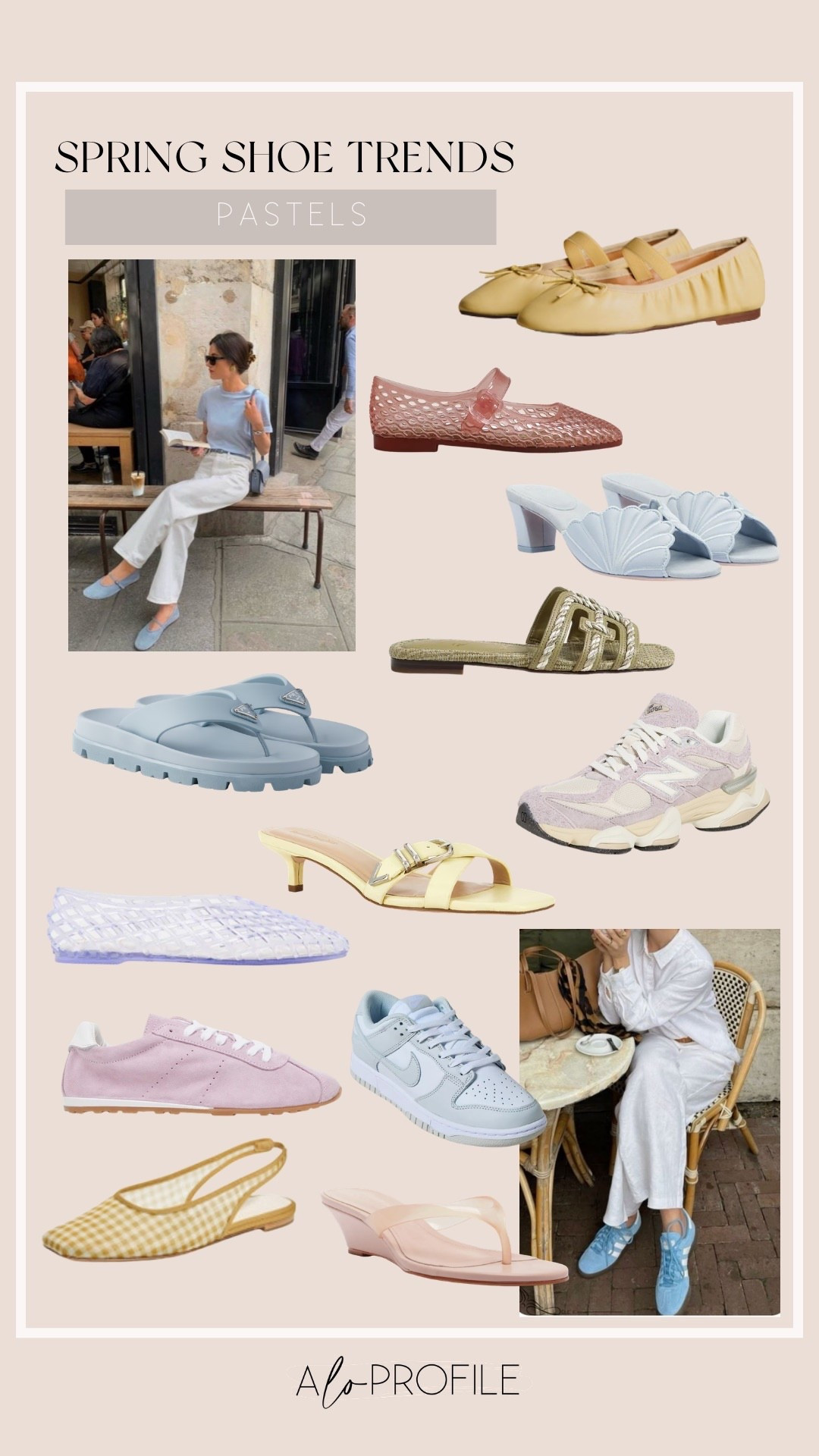 Spring Shoe Trends: Pastels // spring shoes, spring shoe trends, spring style, spring fashion, trending shoes, spring sandals, neutral spring shoes, spring wardrobe