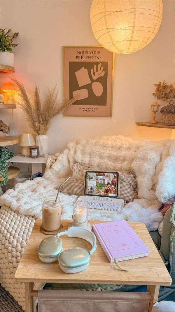 my cozy nook, my ipad and a little drinky drink? count me in 😂🤎 

 #LTKselfcare #LTKHome