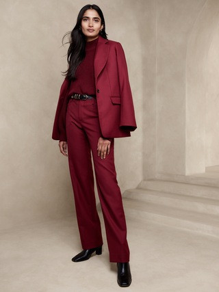 Lido Straight Italian Wool Pant | Banana Republic (US)