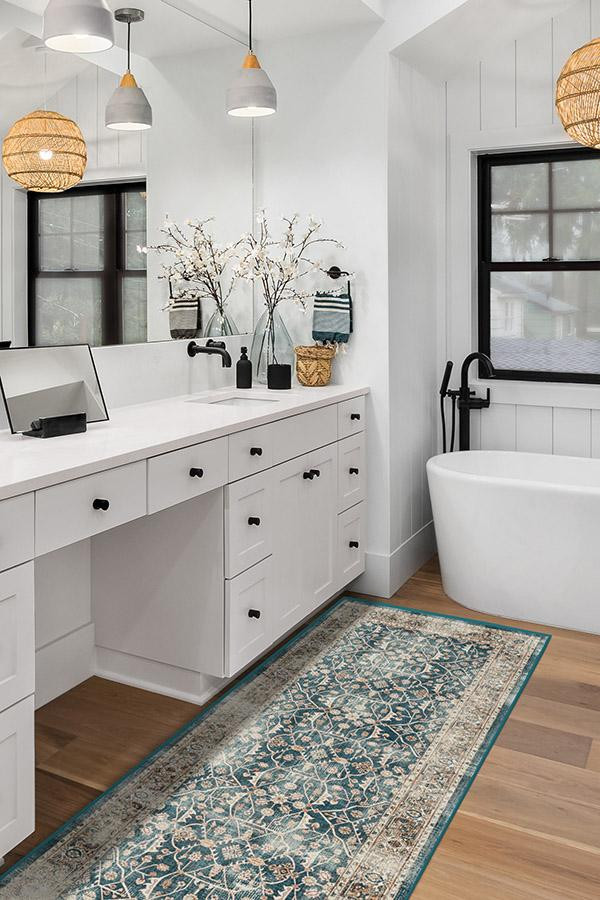 Celestine Sapphire Rug | Ruggable US | Ruggable