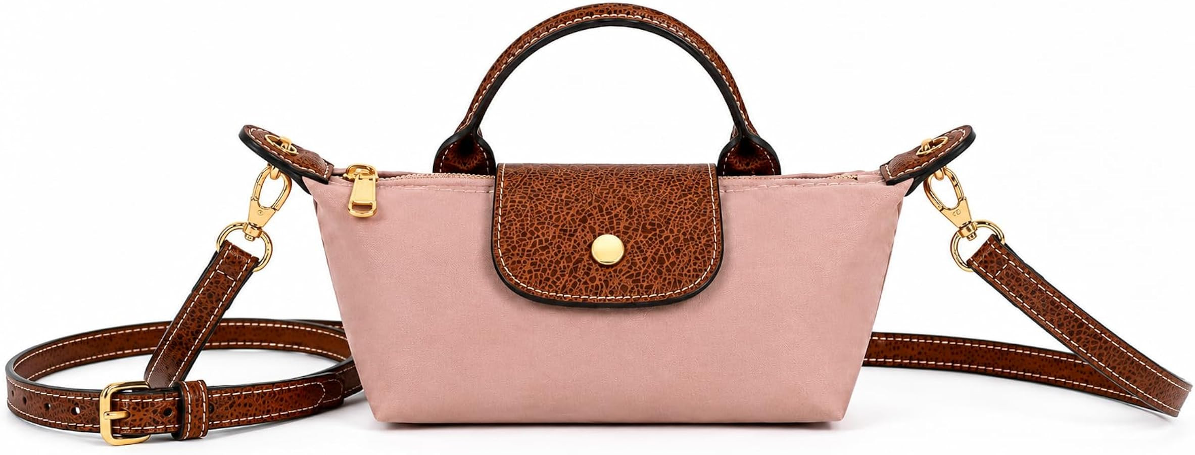 Mini Crossbody Bags for Women - Quilted Handbags Purses with Adjustable Strap, Nylon Small Handba... | Amazon (US)