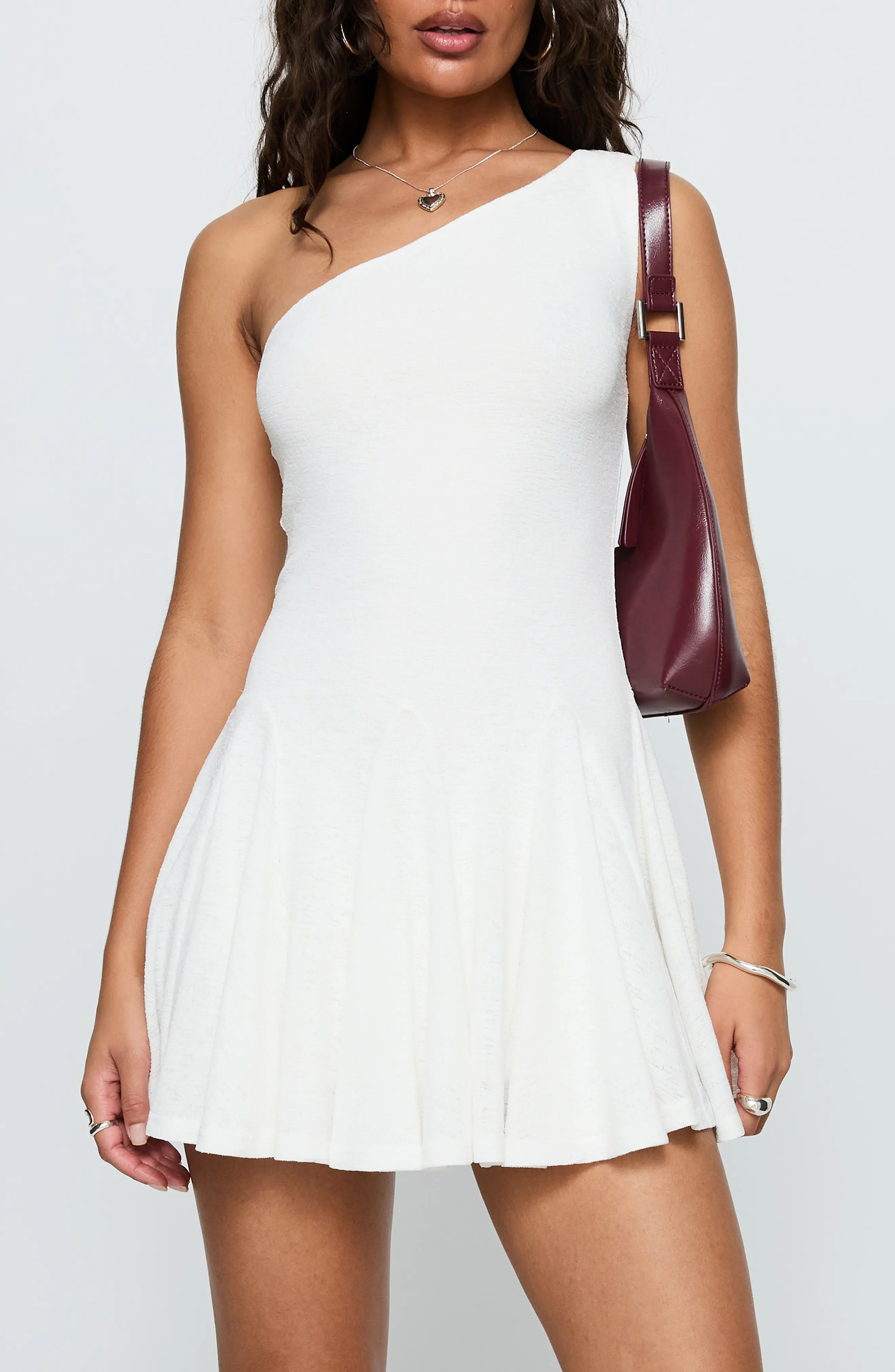 Princess Polly Writing Vows One-Shoulder Minidress (Women) | Nordstrom | Nordstrom