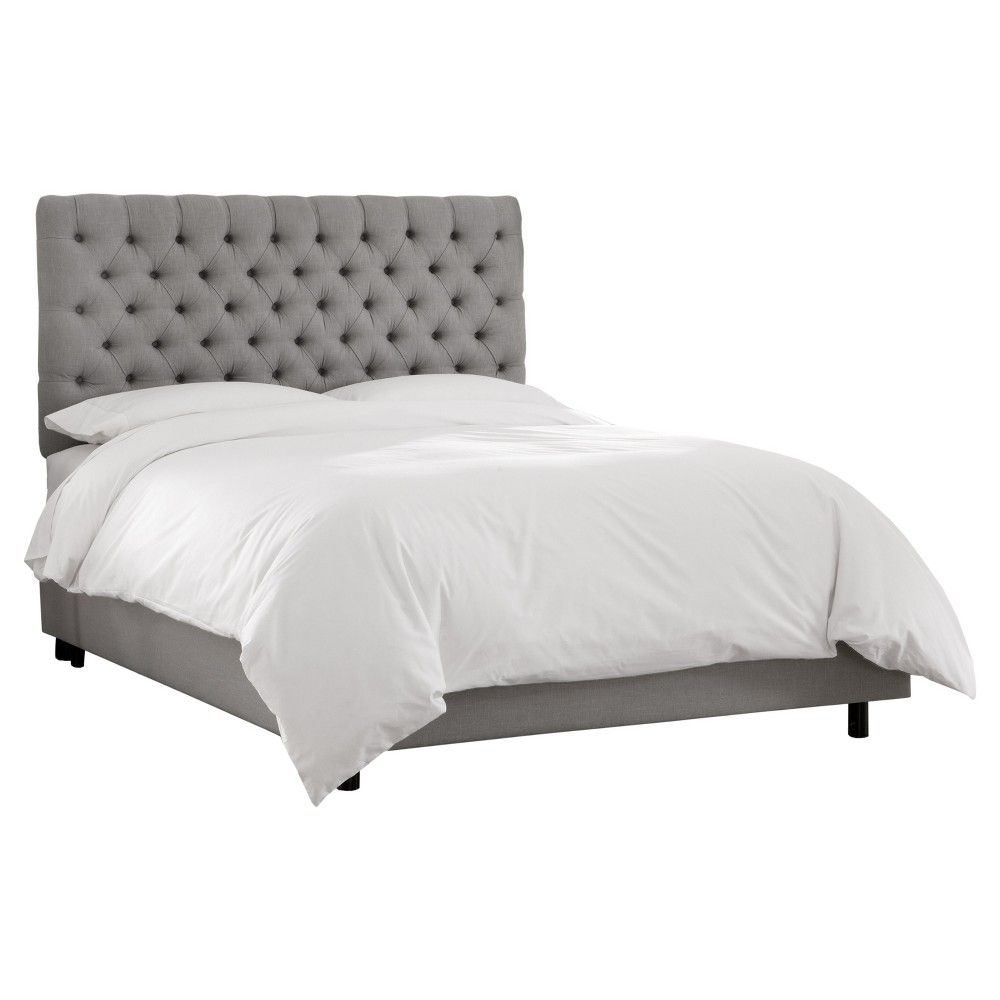 California King Tufted Bed Linen Gray - Threshold | Target