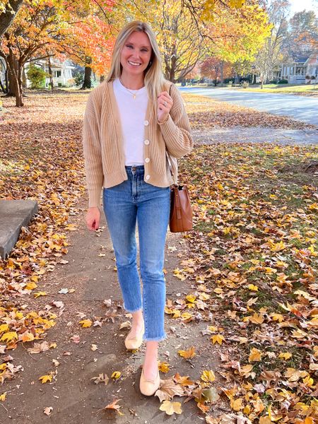 The cutest button front cardigan - fall outfit - fall style - preppy style 

#LTKfindsunder100 #LTKstyletip #LTKSeasonal
