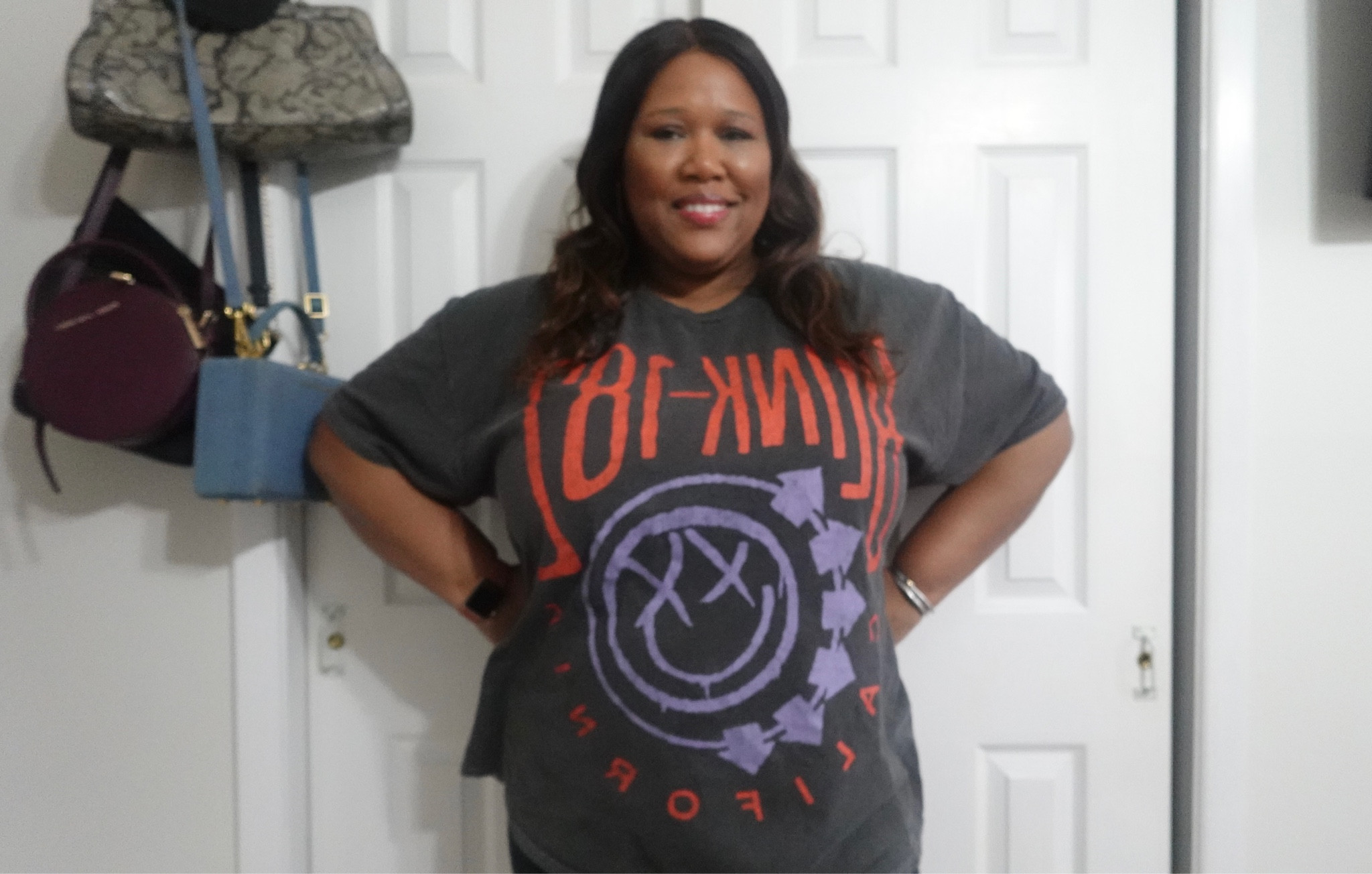 Love this over sized Blink182 Shirt from Urbanoutfitters - perfect for a running errands. 

Size: L/XL

#LTKfindsunder50 #LTKSpringSale #LTKstyletip