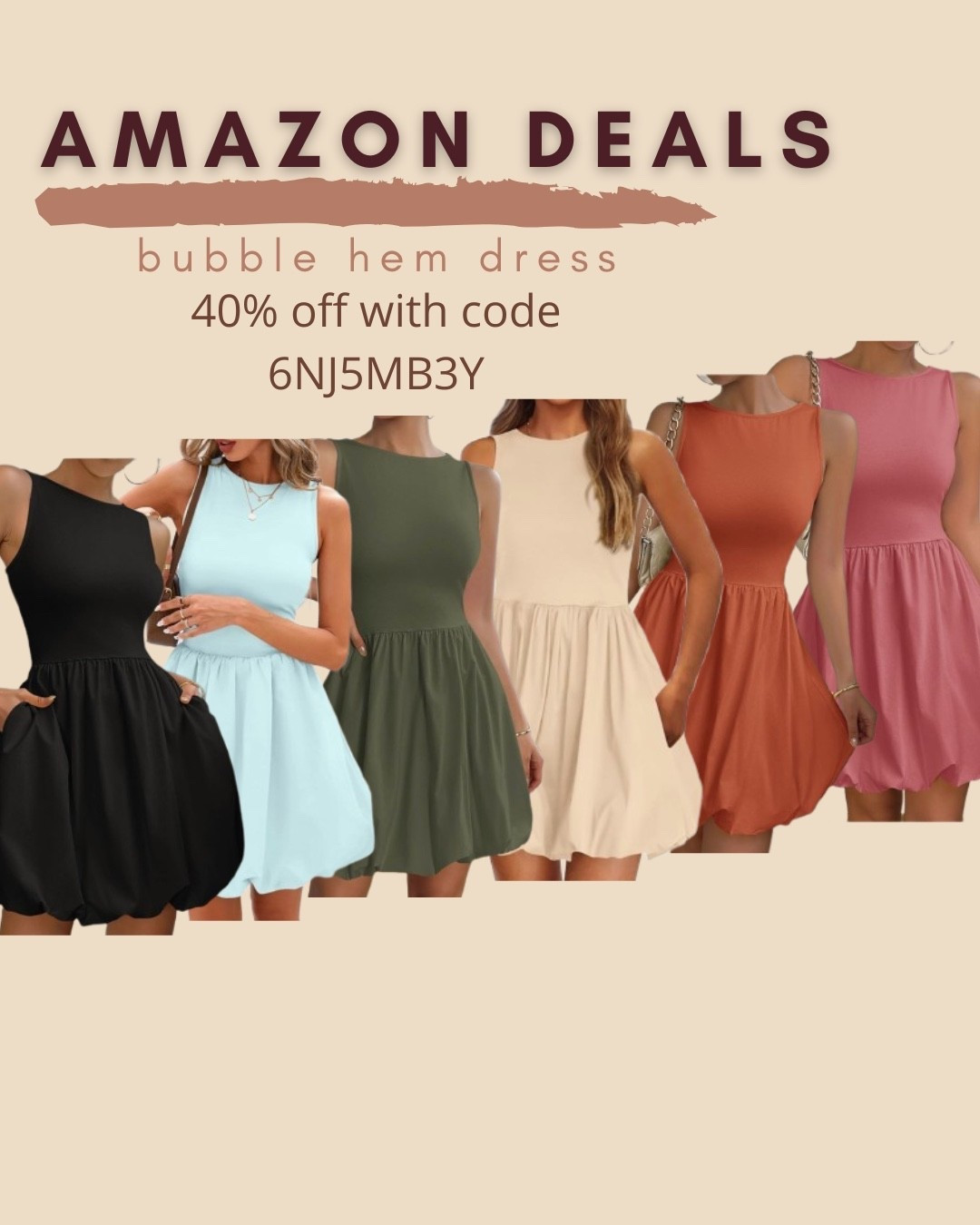 $16-$20 ends 3/8

Amazon fashion
Amazon deals
Bubble dress
Mini dress
Vacation dress


#LTKSaleAlert