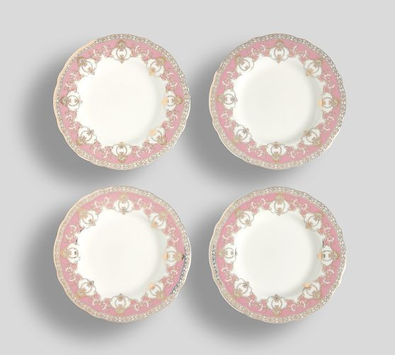 LoveShackFancy Holiday Appetizer Plates - Set of 4 | Pottery Barn (US)