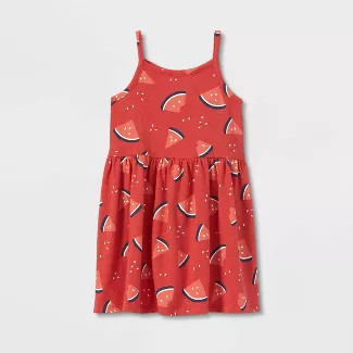 Toddler Girls' Knit Tank Dress - Cat & Jack™ Red 5T | Target