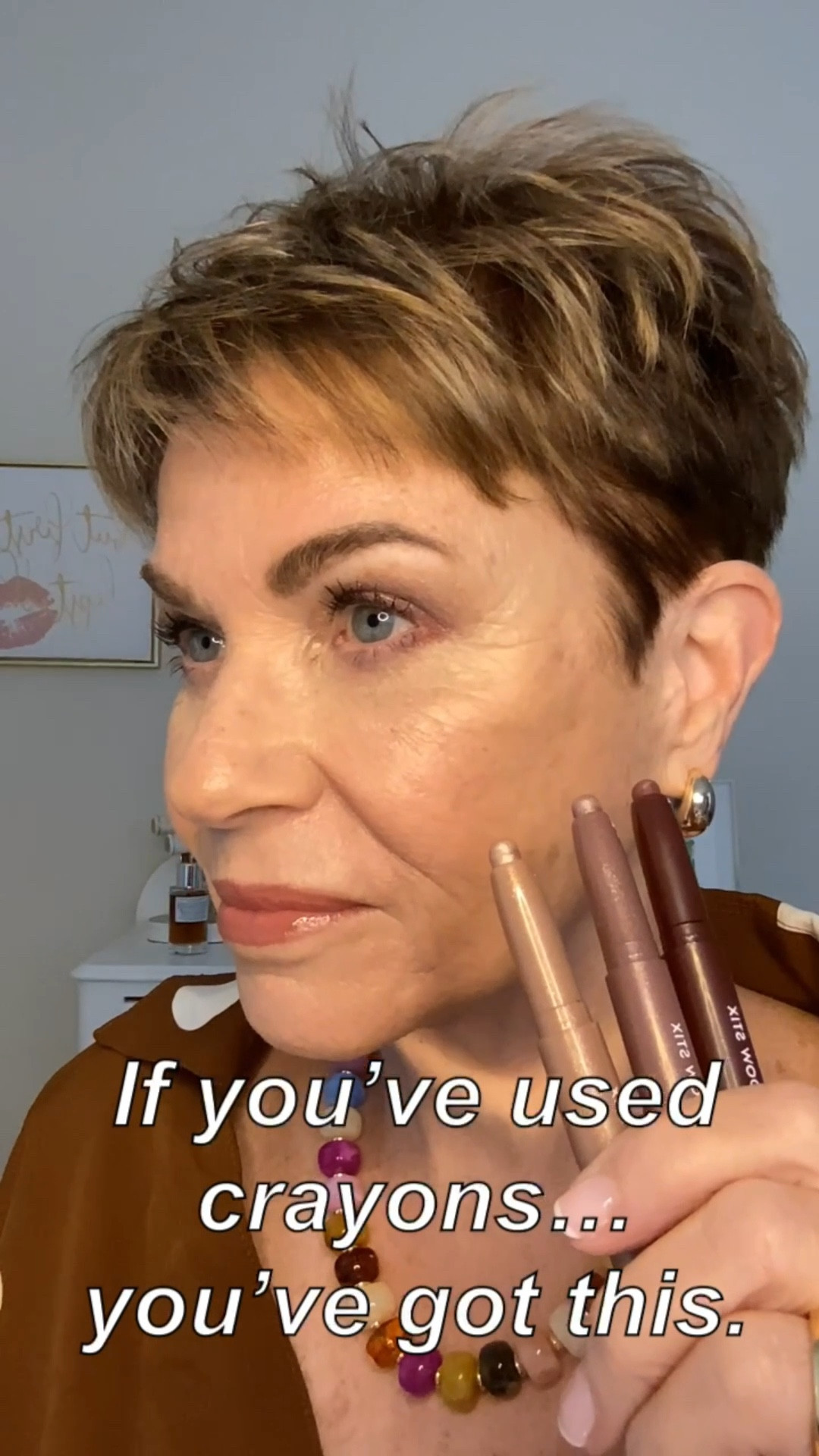 The Rose Goals shadow bundle is one of the easiest eye looks you’ll ever do. These glide on beautifully without pulling on mature lids, blend easily, and once they set they stay put.

The rose tones are especially pretty on blue, green, and hazel eyes, but honestly they work on everyone. And the best part? If you’ve ever played with crayons… you’ve got this. 💄

#ltkbeauty #makeupover50 #beautyover60 #maturemakeup #easyeyemakeup #hoodedeyes #creamshadow #makeuptipsforwomenover50

#LTKBeauty #LTKgrwm #LTKOver40