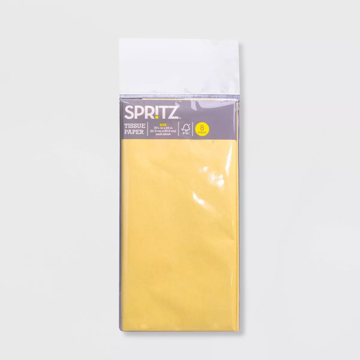 8ct Gift Wrap Tissue Paper Yellow - Spritz™ | Target