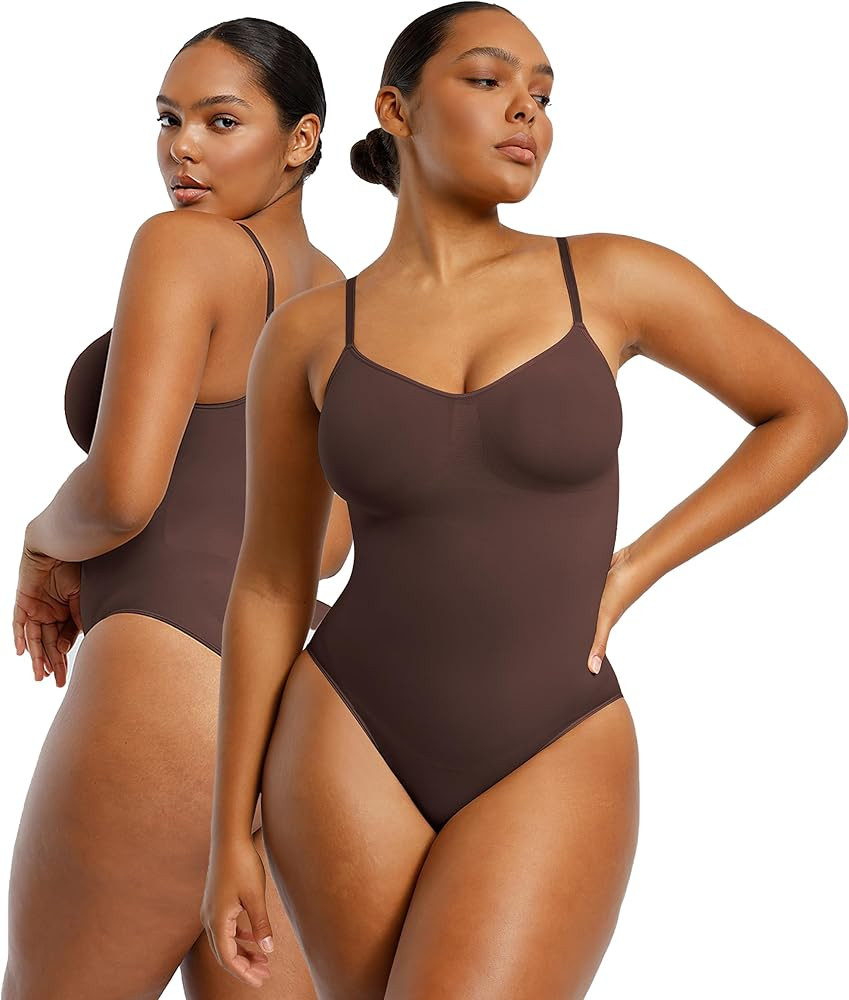SHAPELLX Bodysuit for Women Tummy Control Shapewear Seamless Sculpting Shaper PowerConceal Ultra ... | Amazon (US)