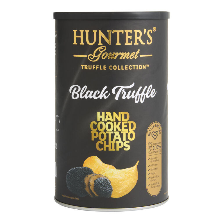 Hunter's Black Truffle Hand Cooked Potato Chips Can | World Market