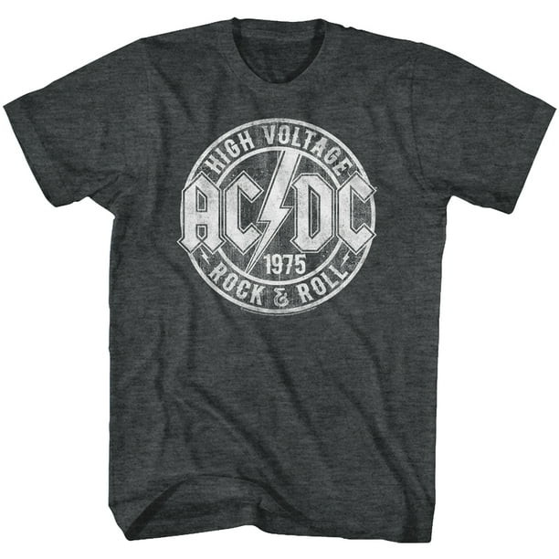 AC/DC R And R Black Heather Adult T-Shirt | Walmart (US)