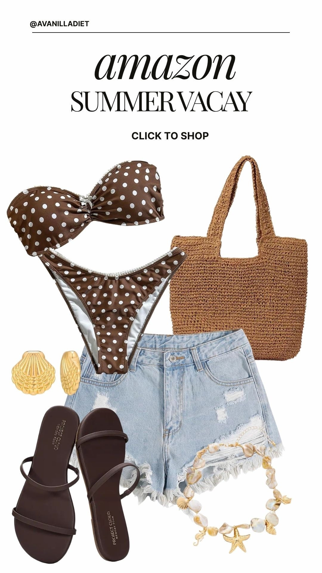 Brown is the new black this season! 🤎

Spring, summer, tank, bag, flip flops, casual outfit, spring outfit, summer outfit, jean shorts, gold, bikini

#LTKdayinmylife #LTKgrwm #LTKootd