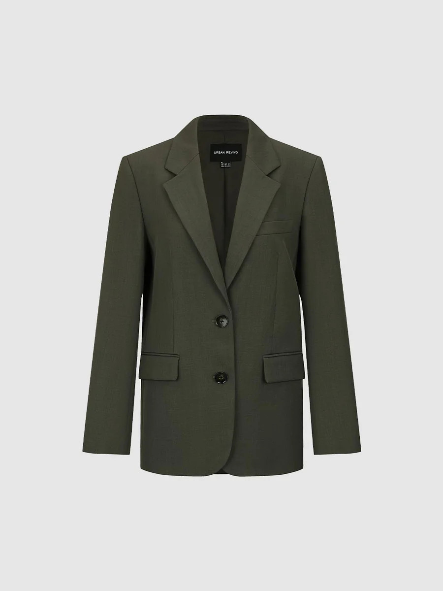 Flap Pocket Tailored Blazers | Urban Revivo