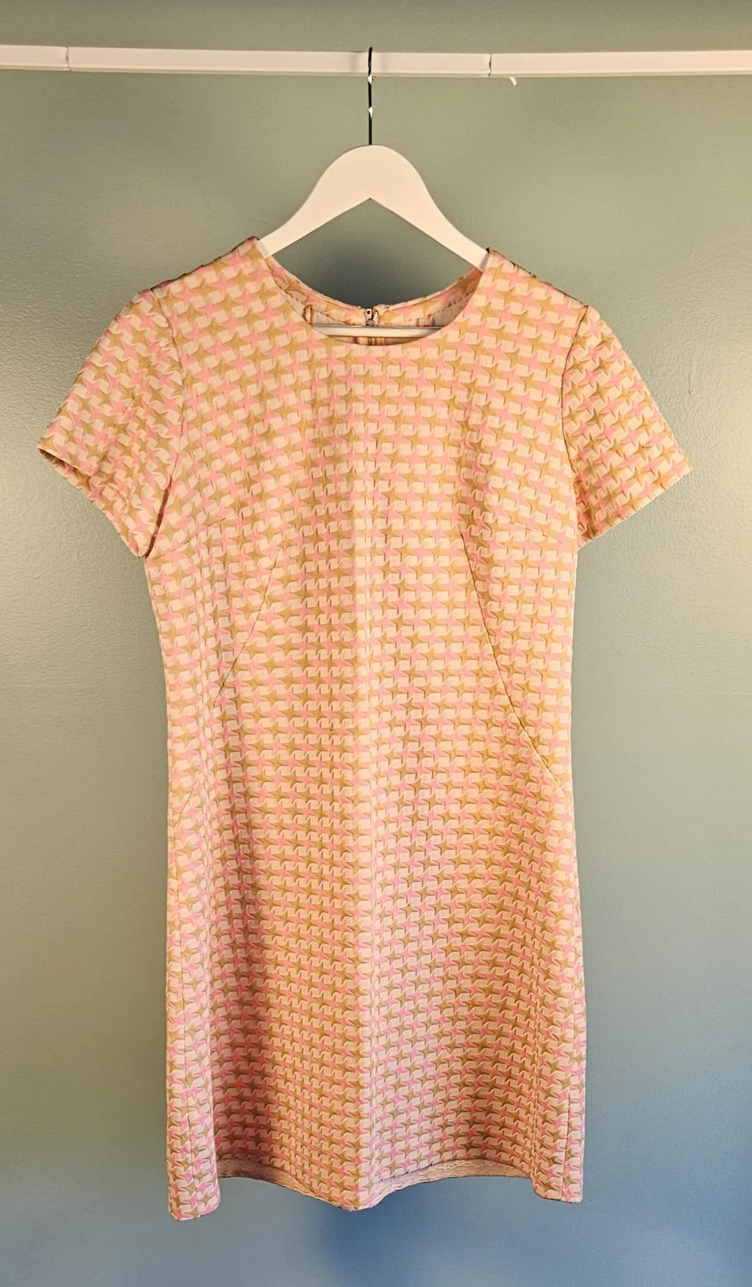 Vintage 60's Mod Groovy Pink Sheath Dress - Etsy | Etsy (US)