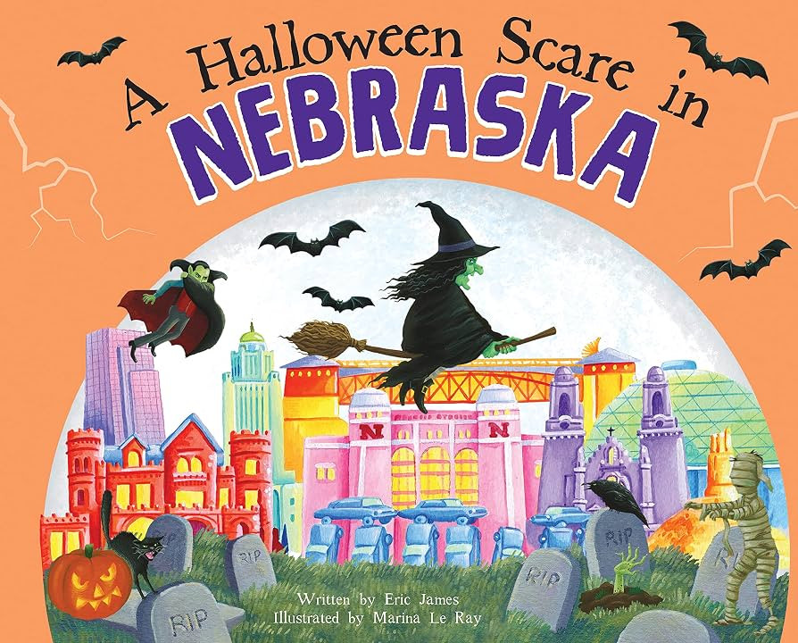 A Halloween Scare in Nebraska: A Silly Monster Adventure Set in Nebraska | Amazon (US)