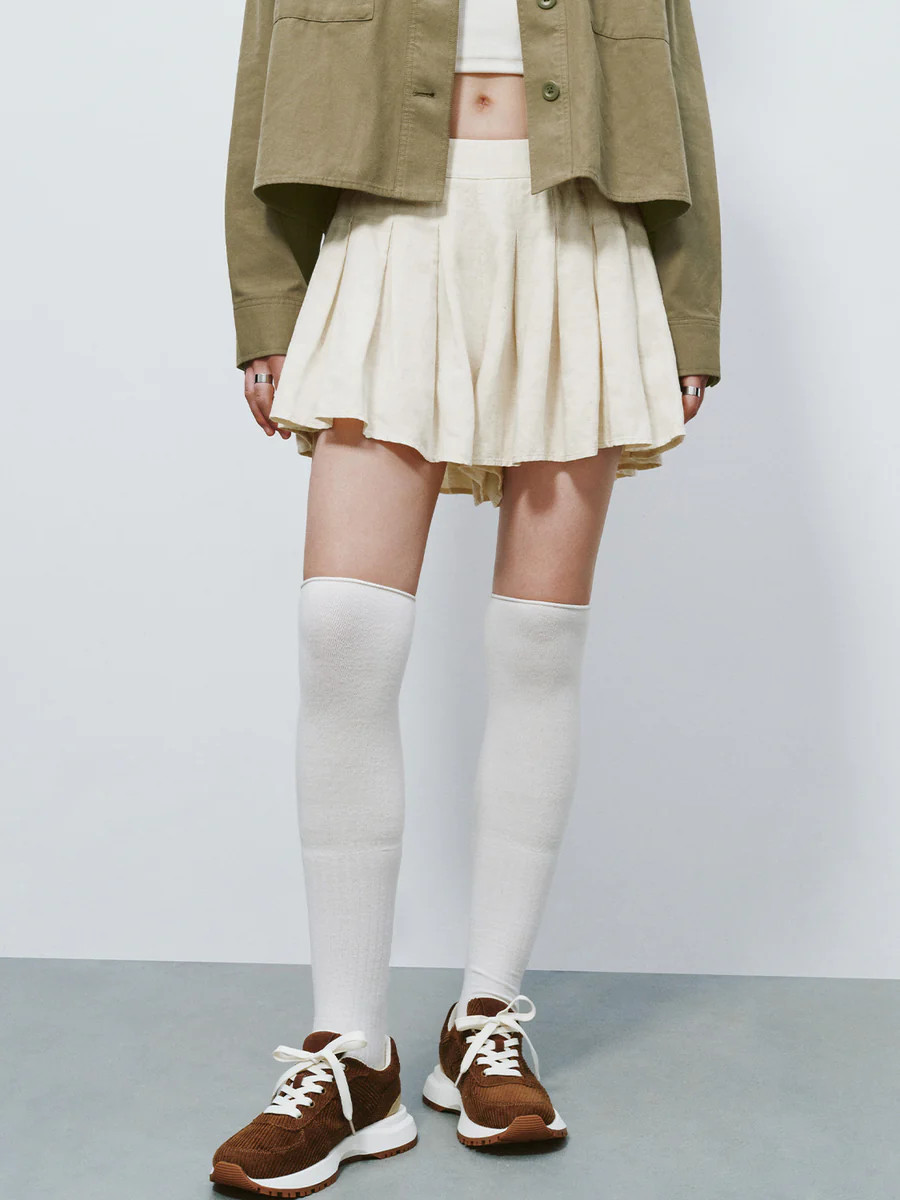 Pleated Loose Shorts | Urban Revivo