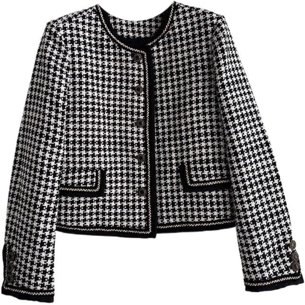Jacket winter single-breasted short top women | Amazon (US)