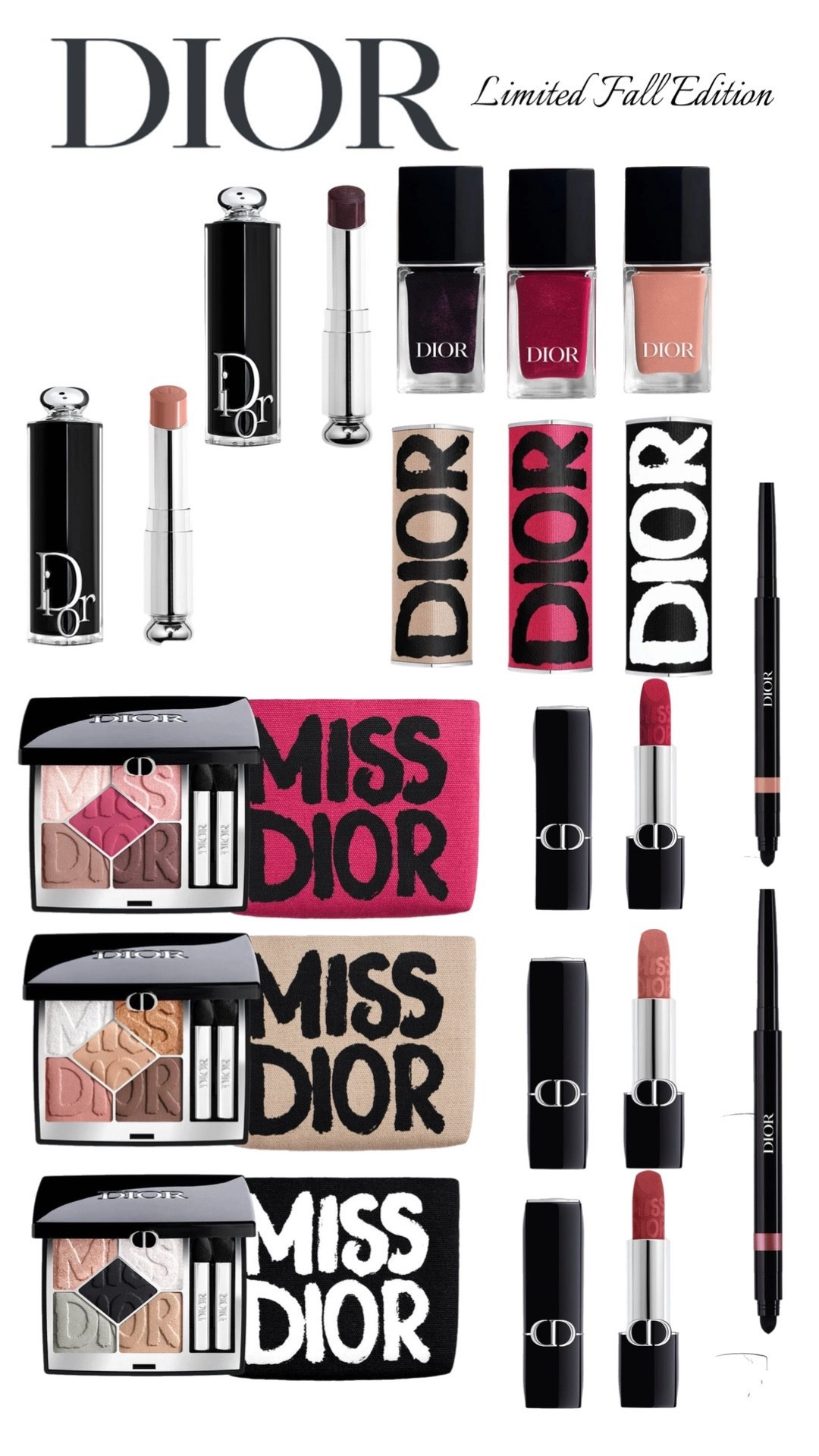Dior Limited Edition for Fall is here! Exclusive to members now. Will be available soon to everyone, next week. This one will go really fast. Due to the collective packaging:) 

#LTKSeasonal #LTKBeauty #LTKOver40
