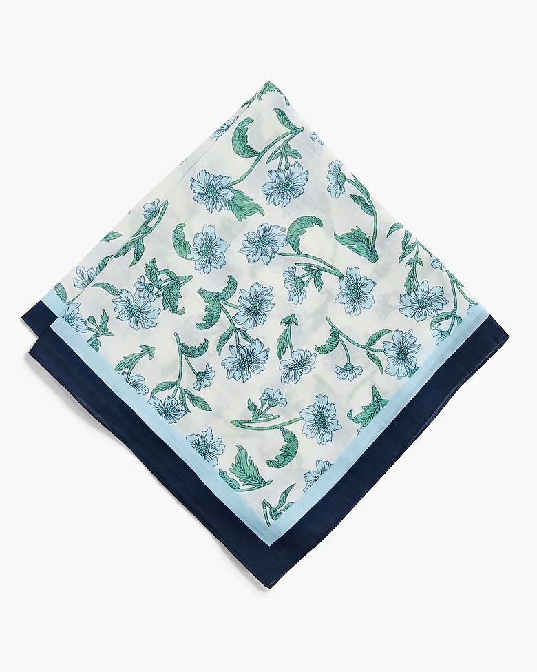 Cotton bandana scarf | J.Crew Factory