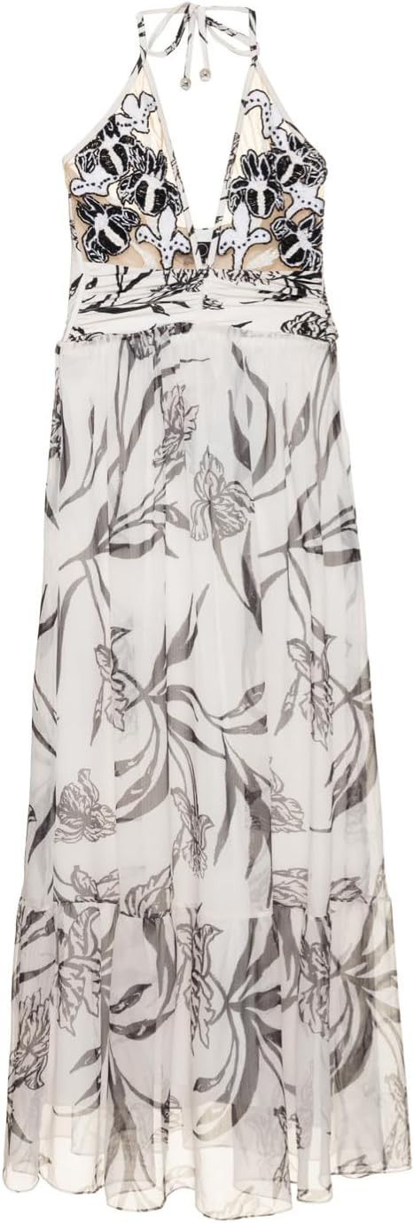 Amazon.com: PATBO, Iris Embroidered Beach Dress, M, Off White : Luxury Stores | Amazon (US)