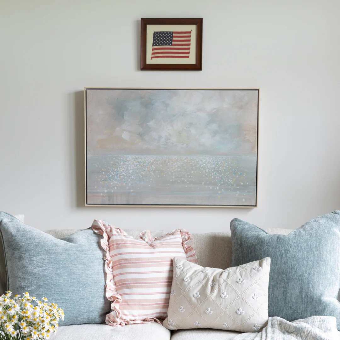 Champagne Waters Canvas Wall Art . Rectangle | Lindsay Letters, LLC