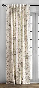Maison d' Hermine Curtains 100% Cotton Single Panel Curtain 50"x96" Easy Hanging with a Rod Pocke... | Amazon (US)